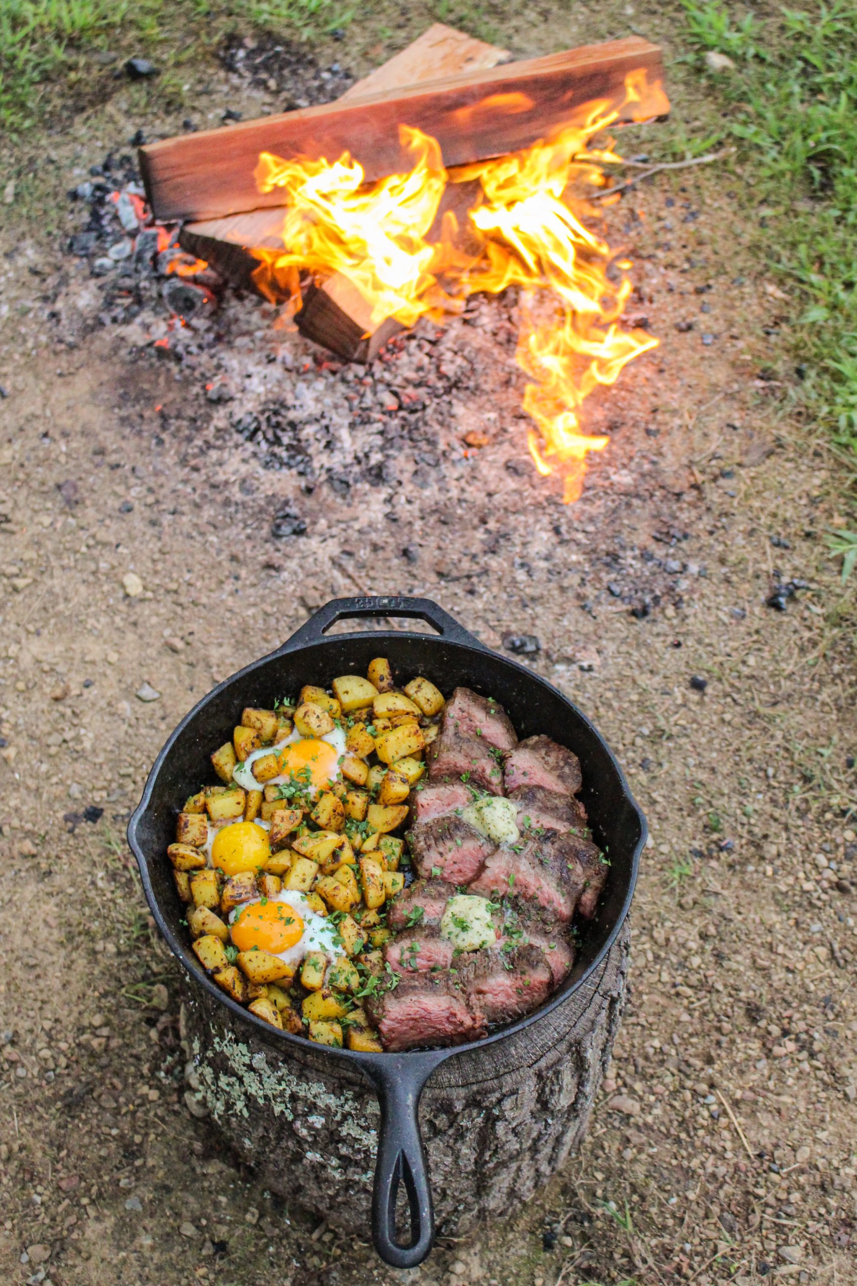 Bistec con Borbón Prime y Huevos