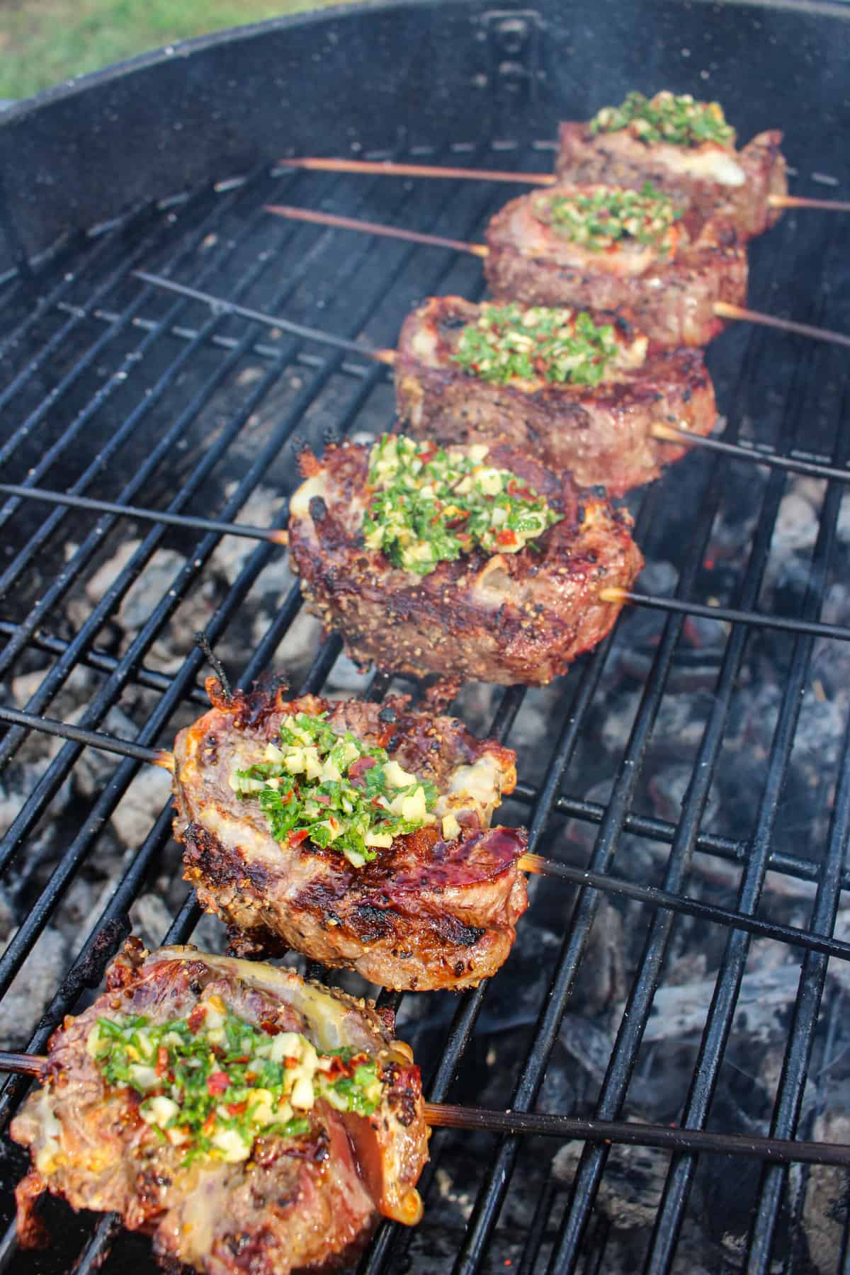 molinillos de bistec con queso